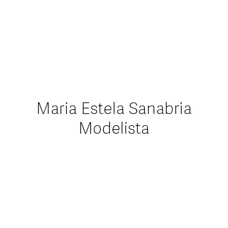 Maria Estela Sanabria | Modelista